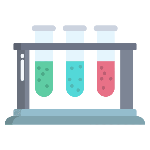 Test tube kid and baby education healthcare and medical icon