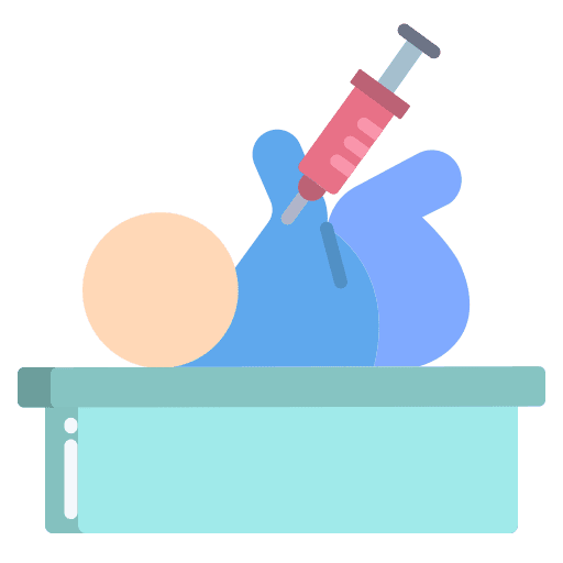 Vaccine syringe vaccine healthcare and medical icon