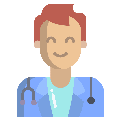 Doctor avatar user health icon