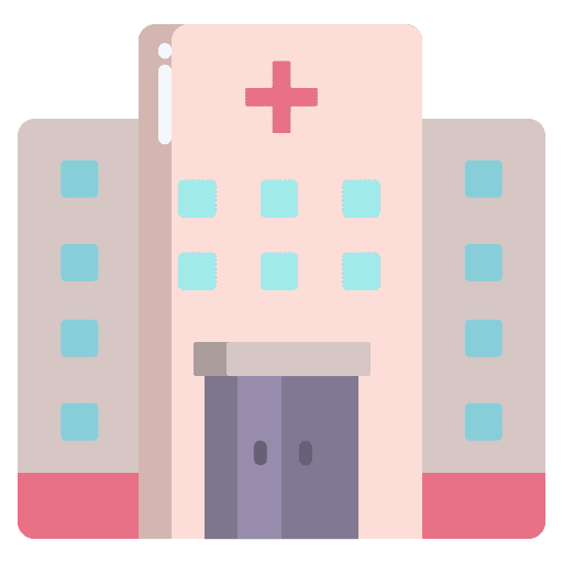 Hospital health care hospital icon