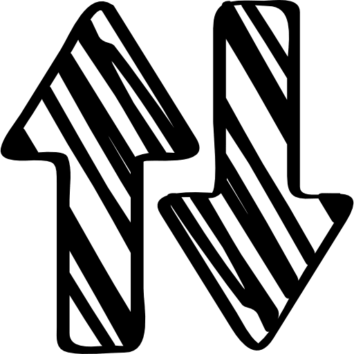 Sketched arrows variant sketched arrows sketch arrow icon