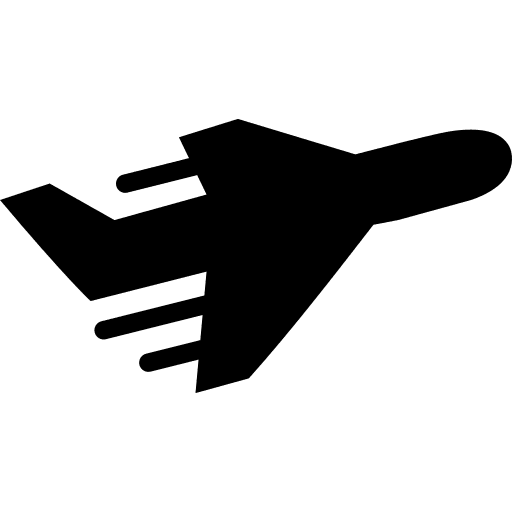 Black black travelling commerce icon