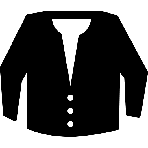 Coat black fashion coats icon