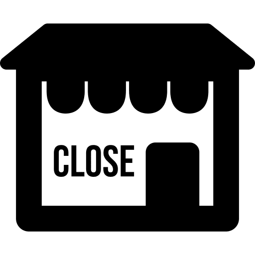 Close building shopping close icon