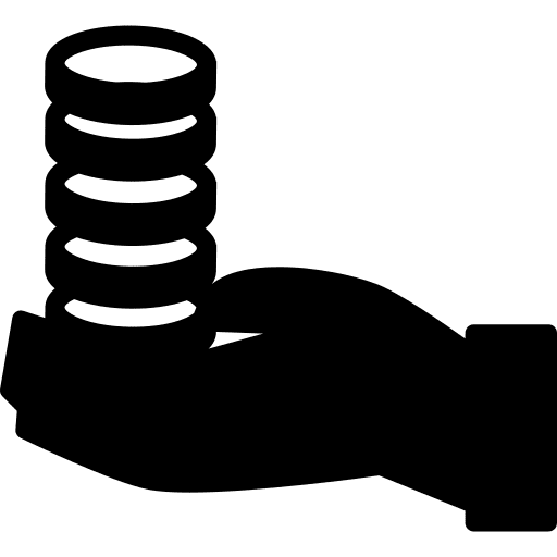 Coins commerce coins quantity icon