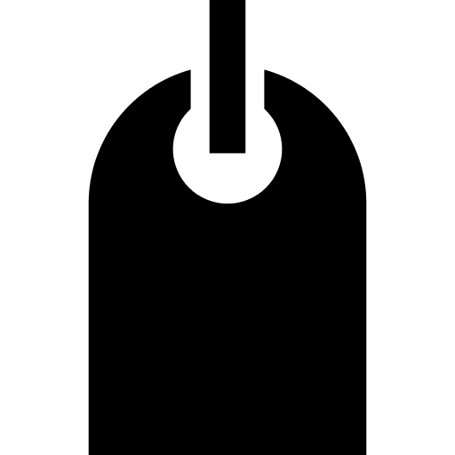 Black attribute price black icon