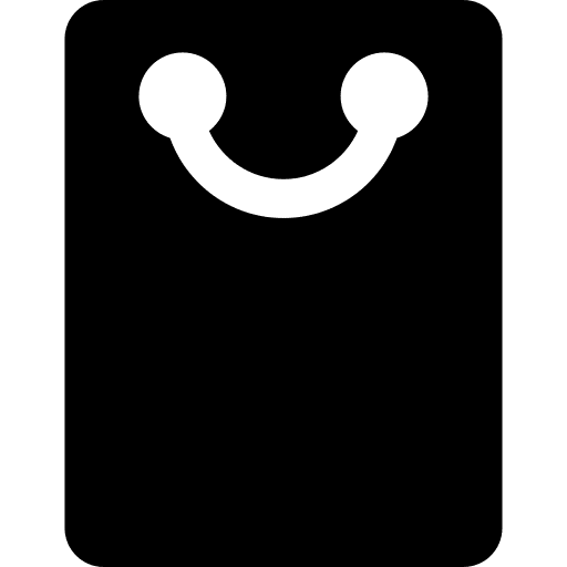 Black tools tool shopping bag icon