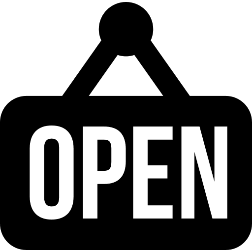 Sign commercial signs hang icon