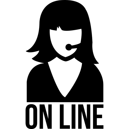 Woman female commerce info icon