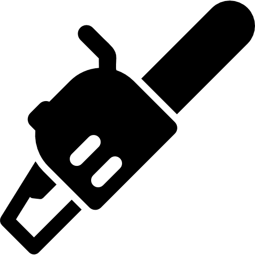 Chainsaw work tools and utensils chainsaw icon