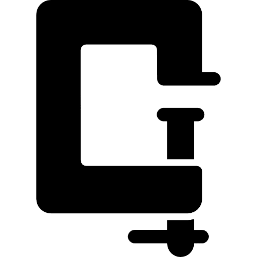 Clamp tools holding clamp icon