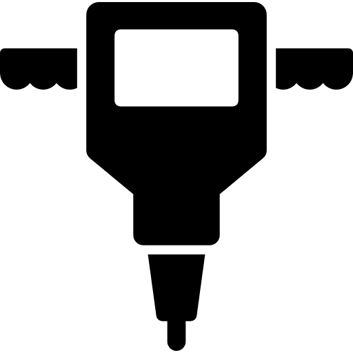 Digger hole diggers tool icon