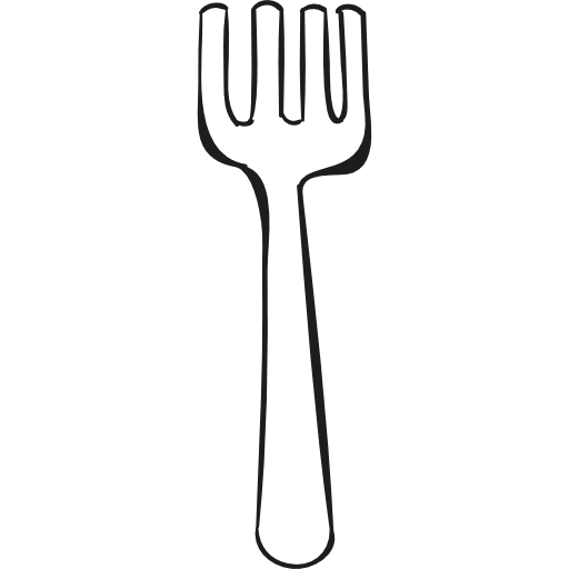 Salad fork kitchen tools forks restaurants icon