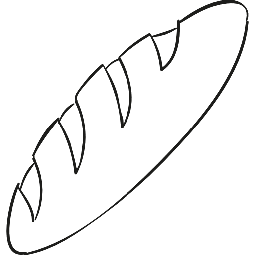 Load of bread baguette breads baker icon