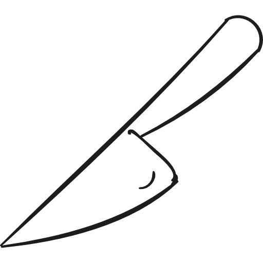 Butcher knife kitchen pack knifes knife icon