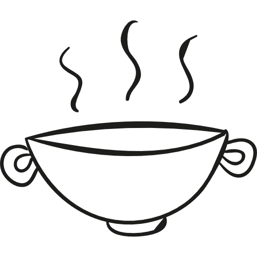 Hot soup soups bowl restaurants icon