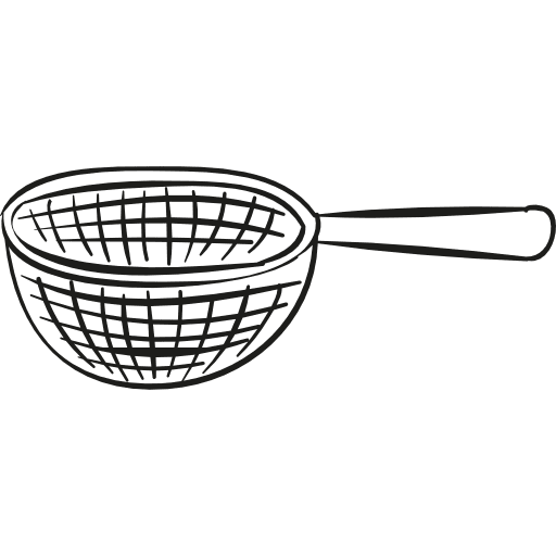 Strainer with handle strainers kitchen tools kitchen utensil icon