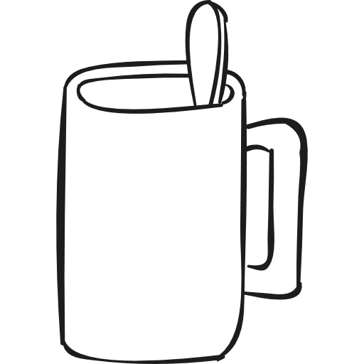 Breakfast cup food cups mug icon