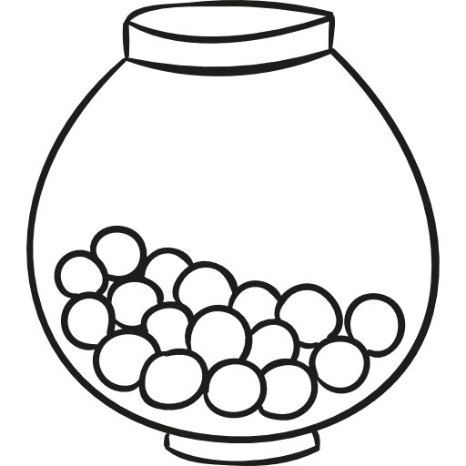 Candy balls sweets ball dessert icon