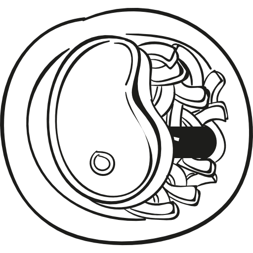 Combine meal lunch restaurant fried icon