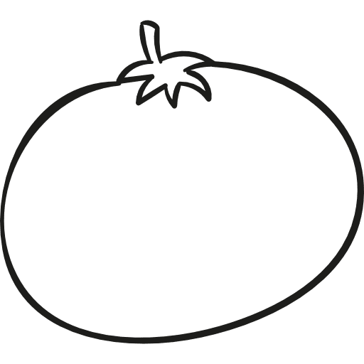 Fresh tomato organic food fruits icon