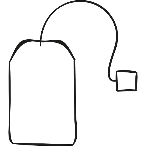 Infusion bag drinks drink hot drink icon