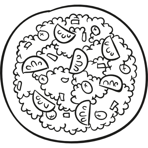 Nachos plate cheese food snack icon