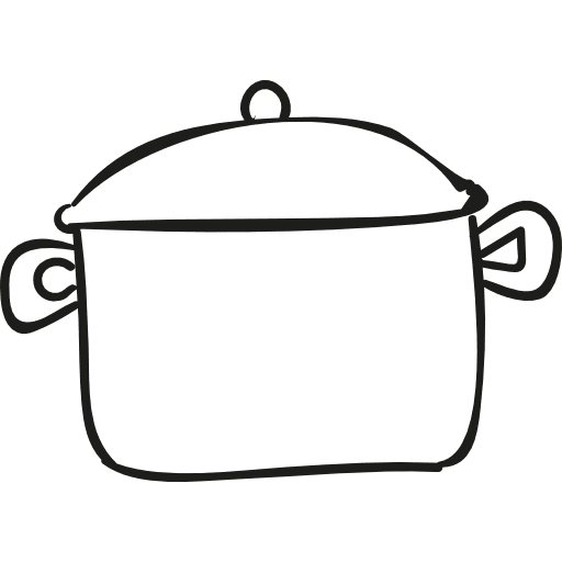 Pot with cover pots kitchen utensil kitchen utensils icon