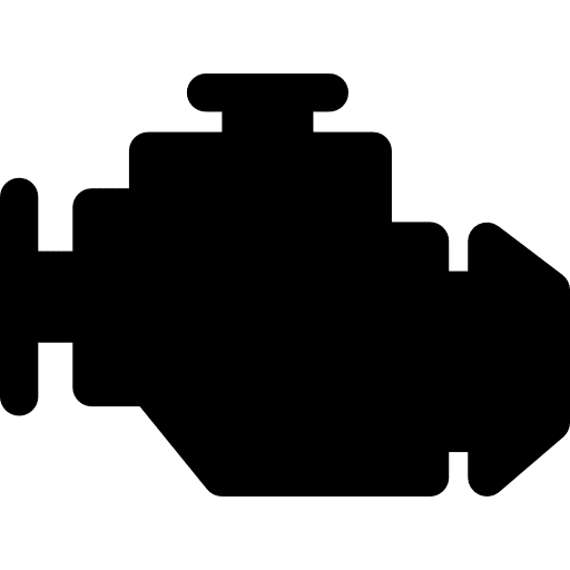 Engine motor technology car icon