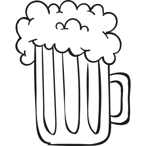 Foamy beer jar food drinks jars icon