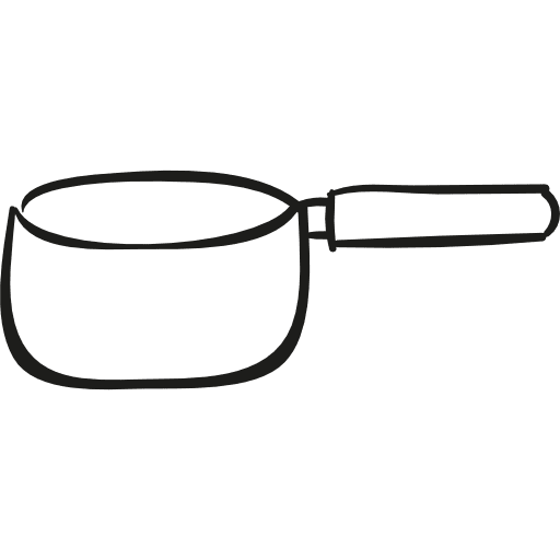 Lateral pan kitchen utensils kitchen utensil kitchen pack icon