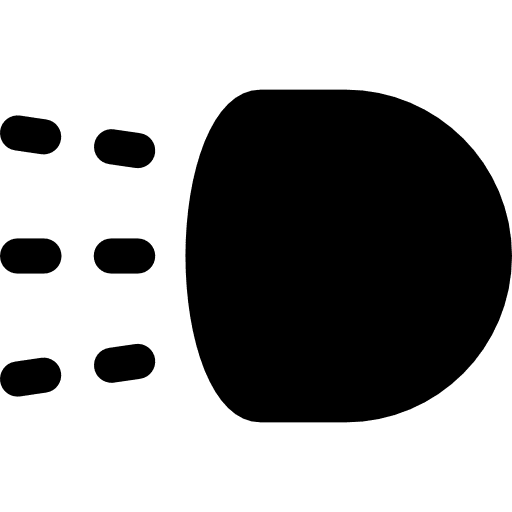 Headlights illumination car vehicle icon