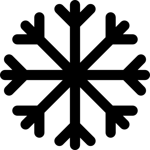 Snow snowflake winter weather icon