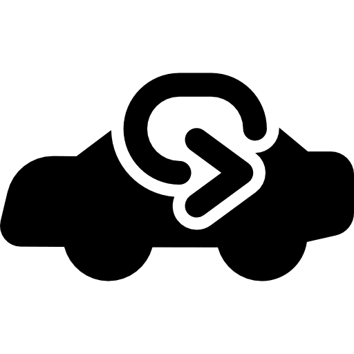 Car air car automobile circular arrow icon
