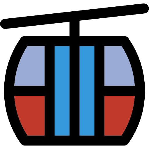 Cable car cabin transport cabin cable car cabin icon