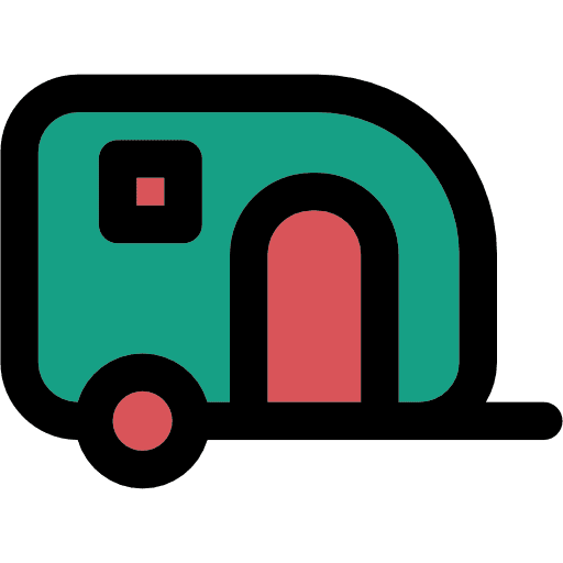 Caravan caravan transport real estate icon