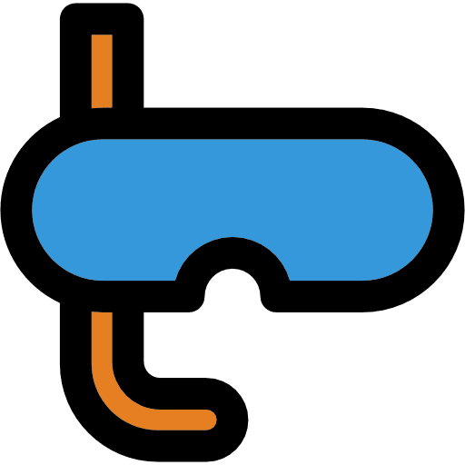 Diving dive diving sea icon