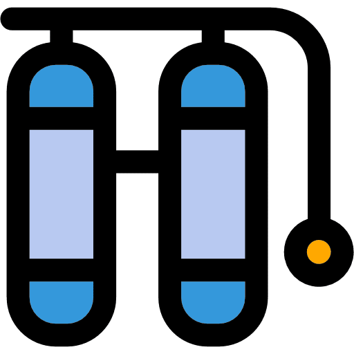 Oxygen summertime diving dive icon