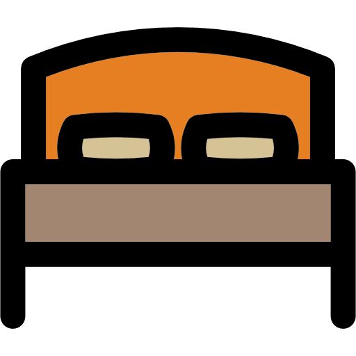 Bed bed buildings furniture icon