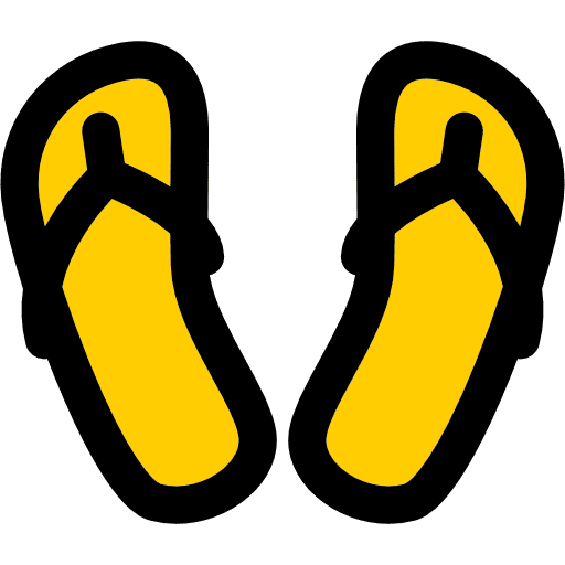 Sandals footwear flip flop sandals icon