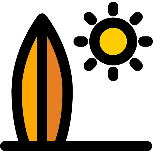 Surf surf water sports summertime icon