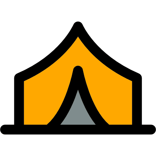Tent tent nature camping icon