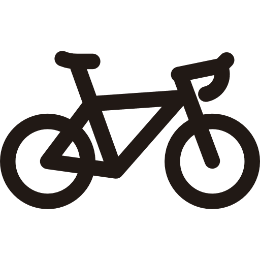 Bike sport vehicle exercise icon