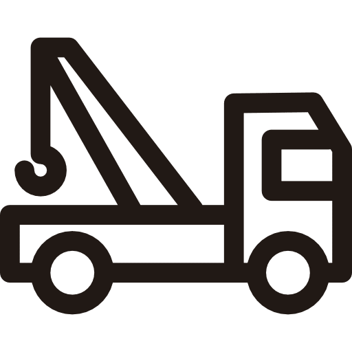 Crane transportation crane truck truck icon