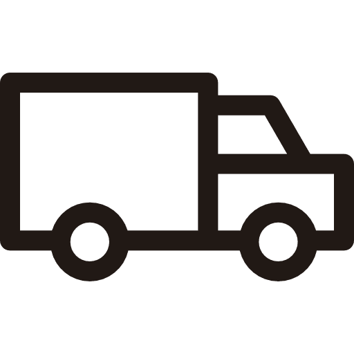 Truck automobile vehicle delivery icon