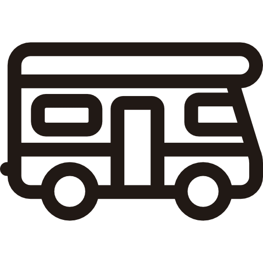 Caravan caravan transport holidays icon