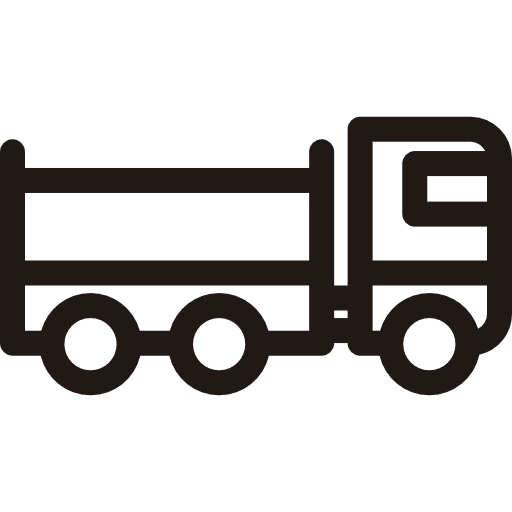 Truck automobile transport truck icon