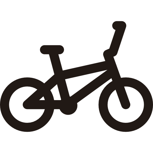 Bicycle exercise vehicle sports icon