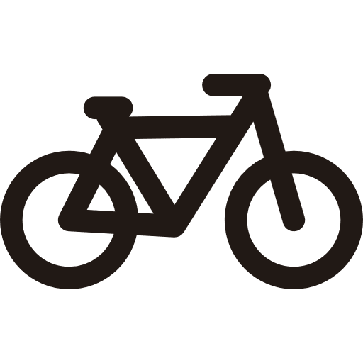 Bike sport transport vehicle icon
