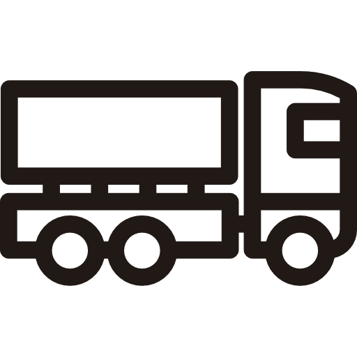 Tanker truck oil vehicle transport icon